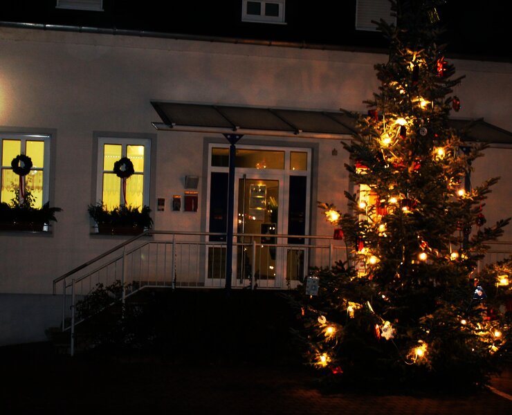 Weihnachstbaum in Brauneberg