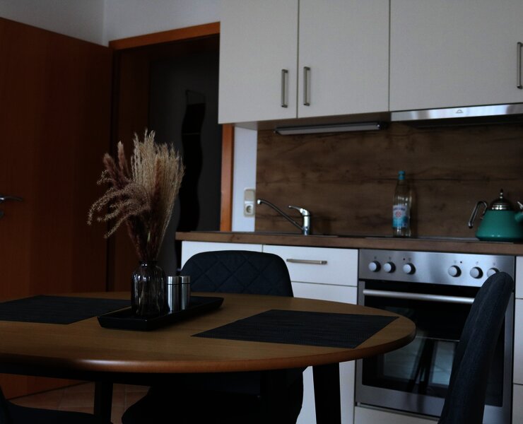 Wohnzimmer mit Küchenzeile