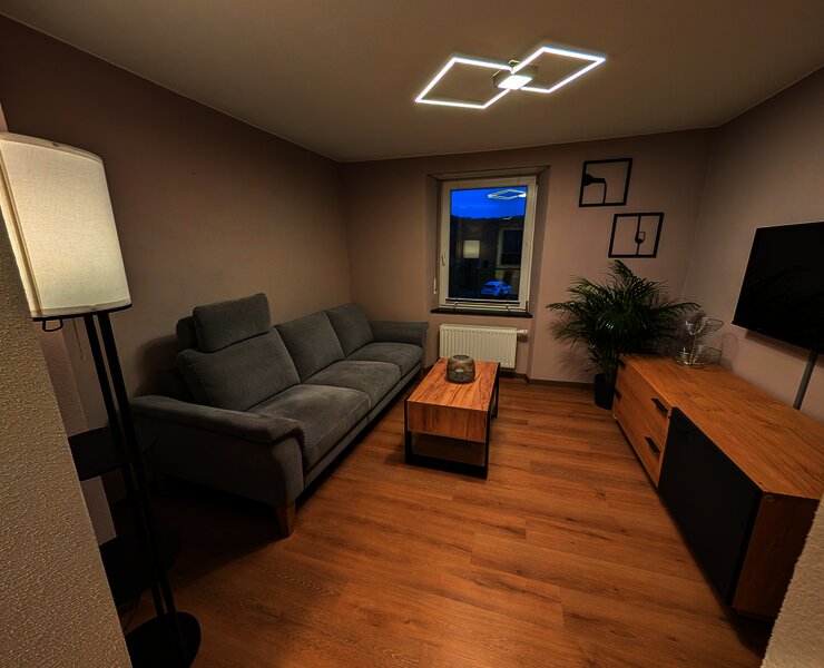 Gemütliches Wohnzimmer mit Moselblick