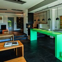 Innenansicht der Vinothek