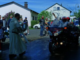 Motorradsegnung