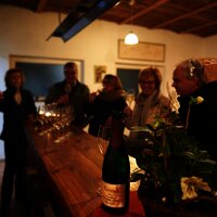 Weinprobe im Weingut Jochen Clemens