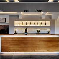 Theke in der Vinothek