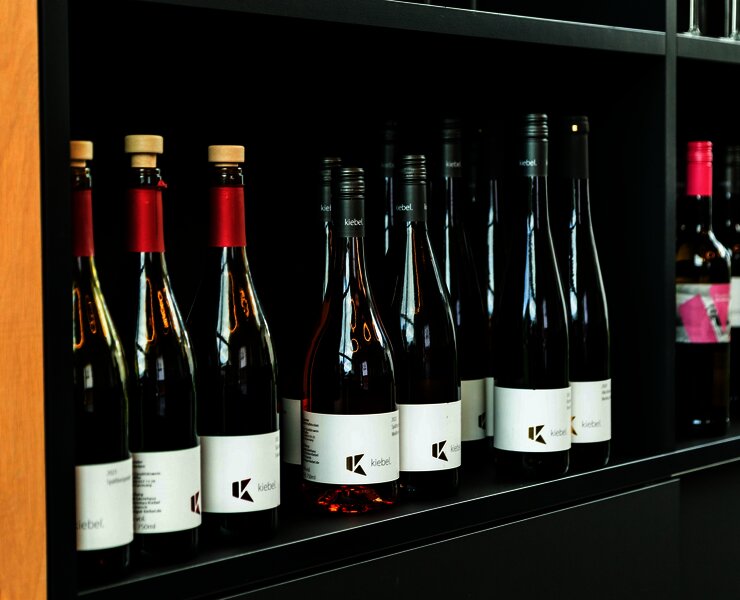 Weinflaschen Weingut Kiebel