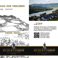 Bioweingut Hubertushof Haus Prospekt