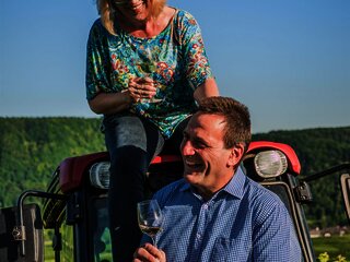 Winzer des Weingutes Zisch