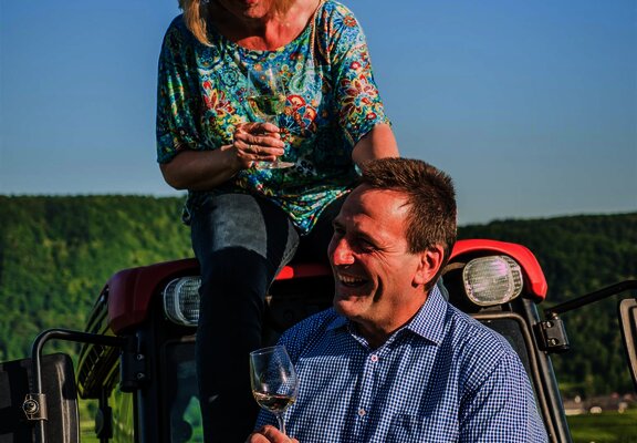 Winzer des Weingutes Zisch