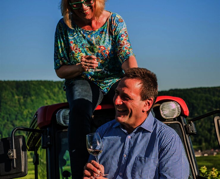 Winzer des Weingutes Zisch