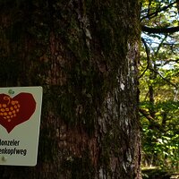 Beschilderung am Wegesrand
