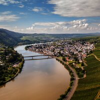 Blick vom Huxlayplateau auf die Mosel