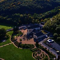 Aussicht auf das Kloster Machern