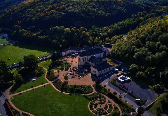 Aussicht auf das Kloster Machern