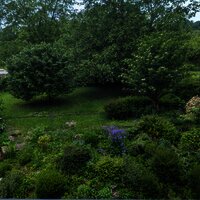 Blick vom Balkon