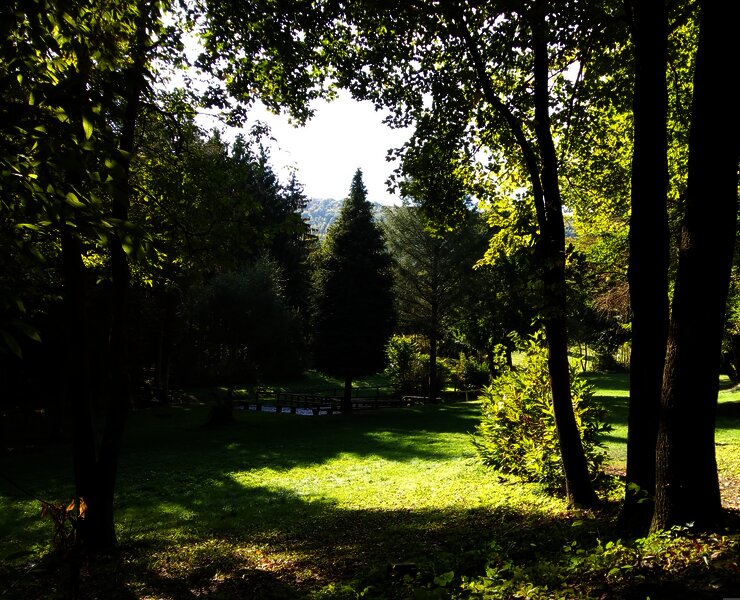 Parkanlage am Sauerbrunnen in Kesten