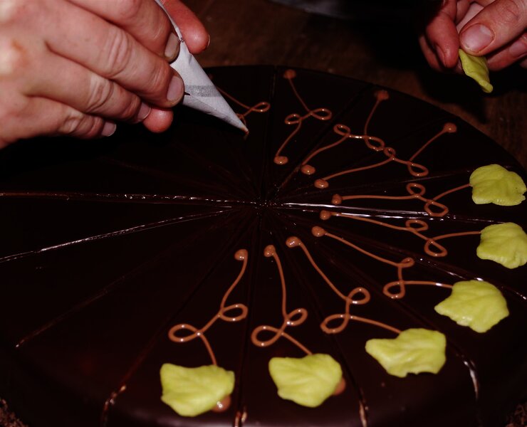 Torten im Cafe Hansen