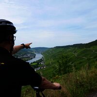 Radeln inmitten der Weinberge