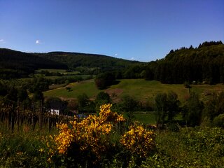 Blick auf den Reiterhof
