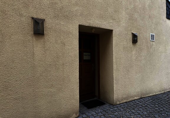 Öffentliche Toilette an der Tourist Information