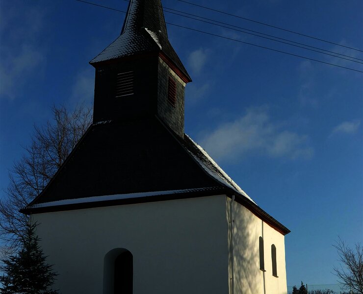 Kapelle im Winter Oberkleinich