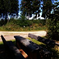 Rastplatz entlang der Strecke