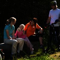 Durch seine moderate Länge eignet sich der Radweg für Familientouren.
