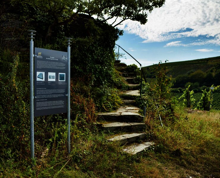 Aufstieg zum Moselpanorama in Minheim