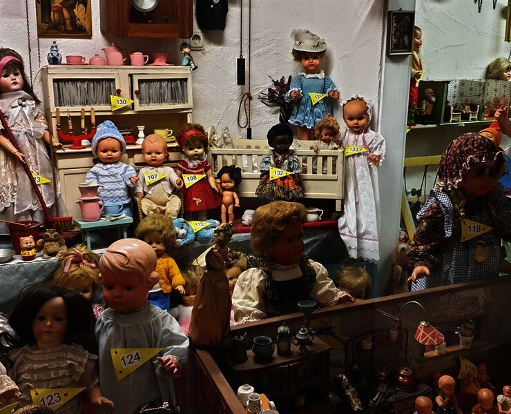 Ausstellungsstücke im Museum