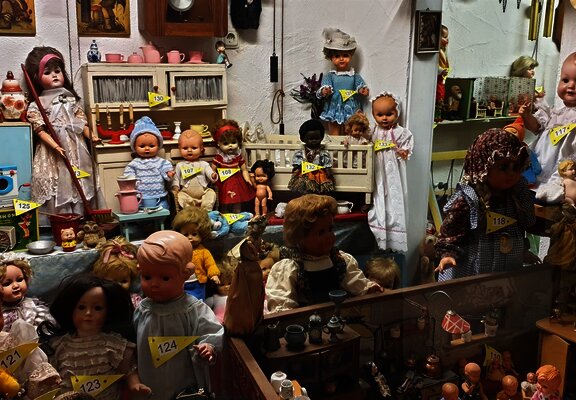 Ausstellungsstücke im Museum