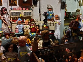 Ausstellungsstücke im Museum