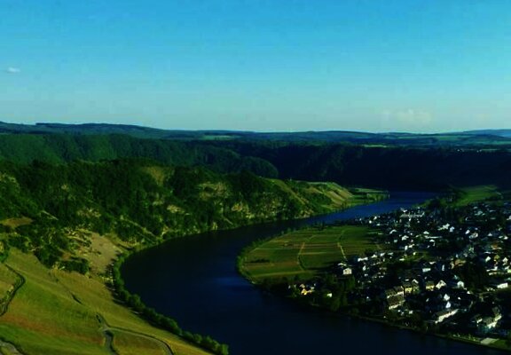 Blick auf Piesport-Niederemmel