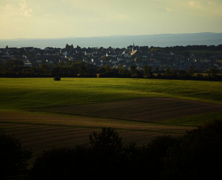 Aussicht auf Monzelfeld