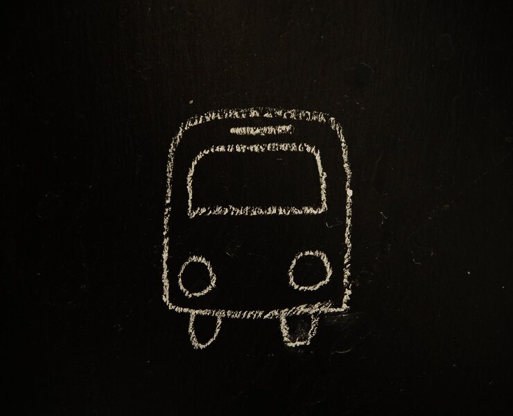 Busparkplätze in der Gartenstraße