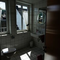 Badezimmer im Appartement