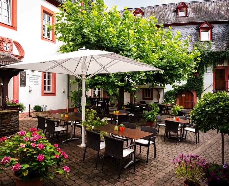 Innenhof Hotel Deutschherrenhof