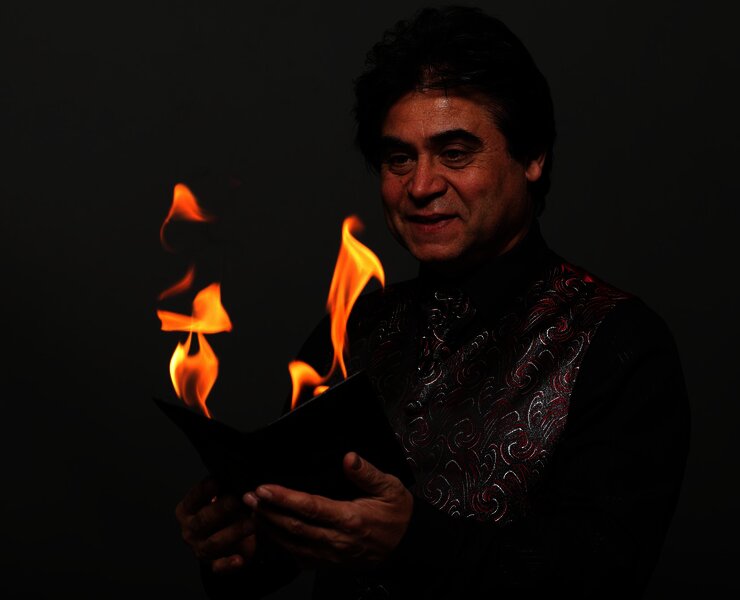 Zauberer Hamid- feuertasche