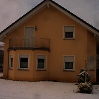 Es gibt auch Schnee im Moseltal.