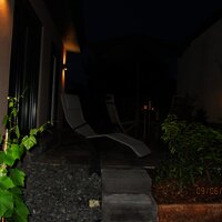 Terrasse im dunkeln