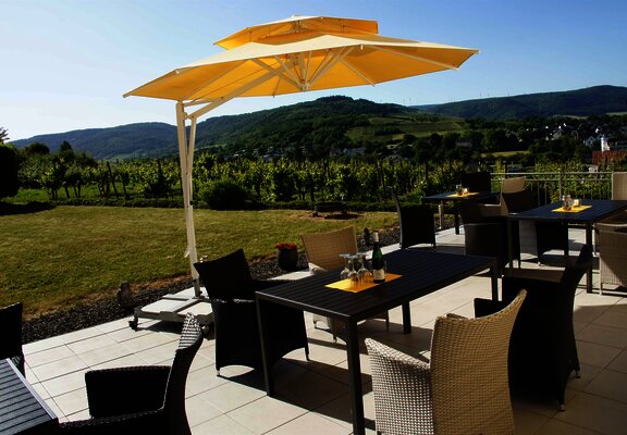 Weingut Genetsch Terrasse