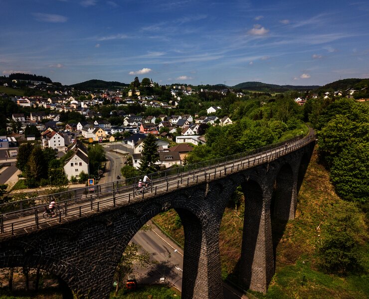 Viadukt am Maare-Mosel-Radweg