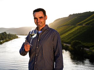 Winzer vor Mosel