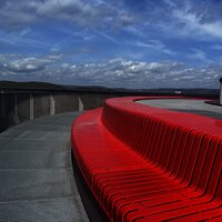 Sitzbereich am Panoramasteg