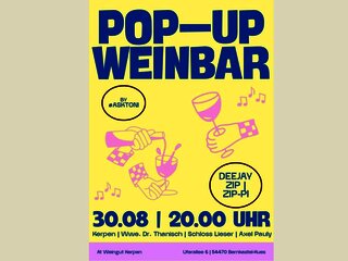 POP Up im Weingut Kerpen