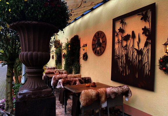 Außenberereich des Park Café Trattoria