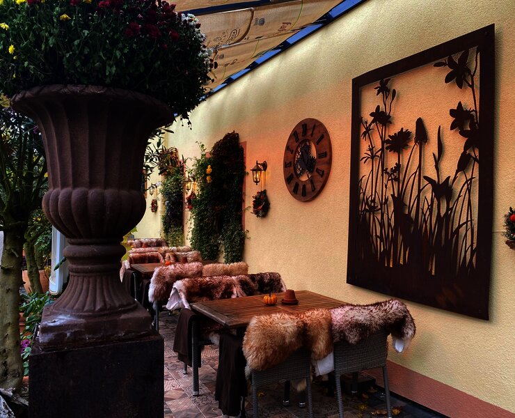 Außenberereich des Park Café Trattoria