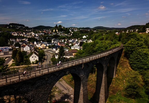 Viadukt am Maare-Mosel-Radweg
