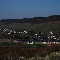 Ausblick vom Helenkloster auf Lieser