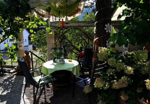 Sitzecke Weingut Marx