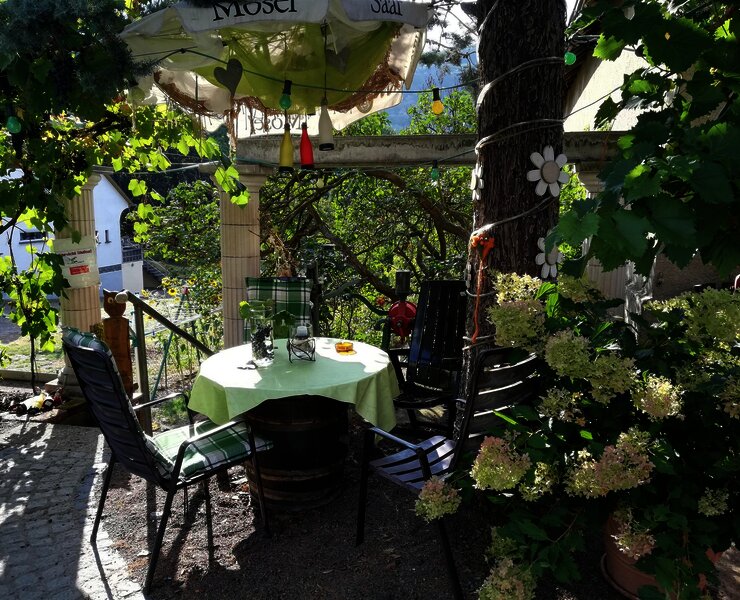 Sitzecke Weingut Marx