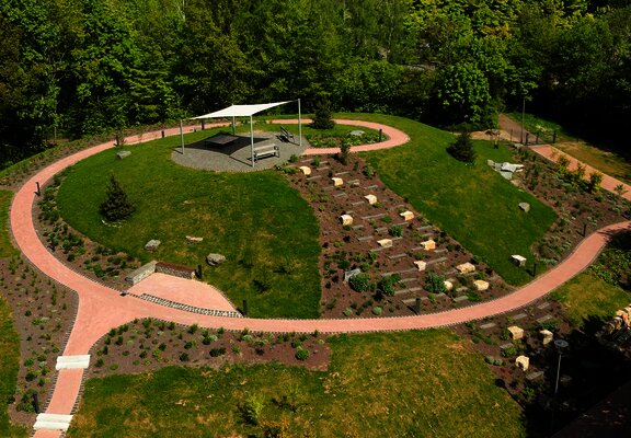 Kräutertreppe im Kurpark