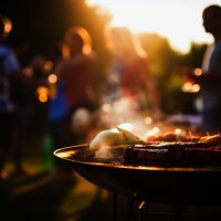 grillen in der Natur